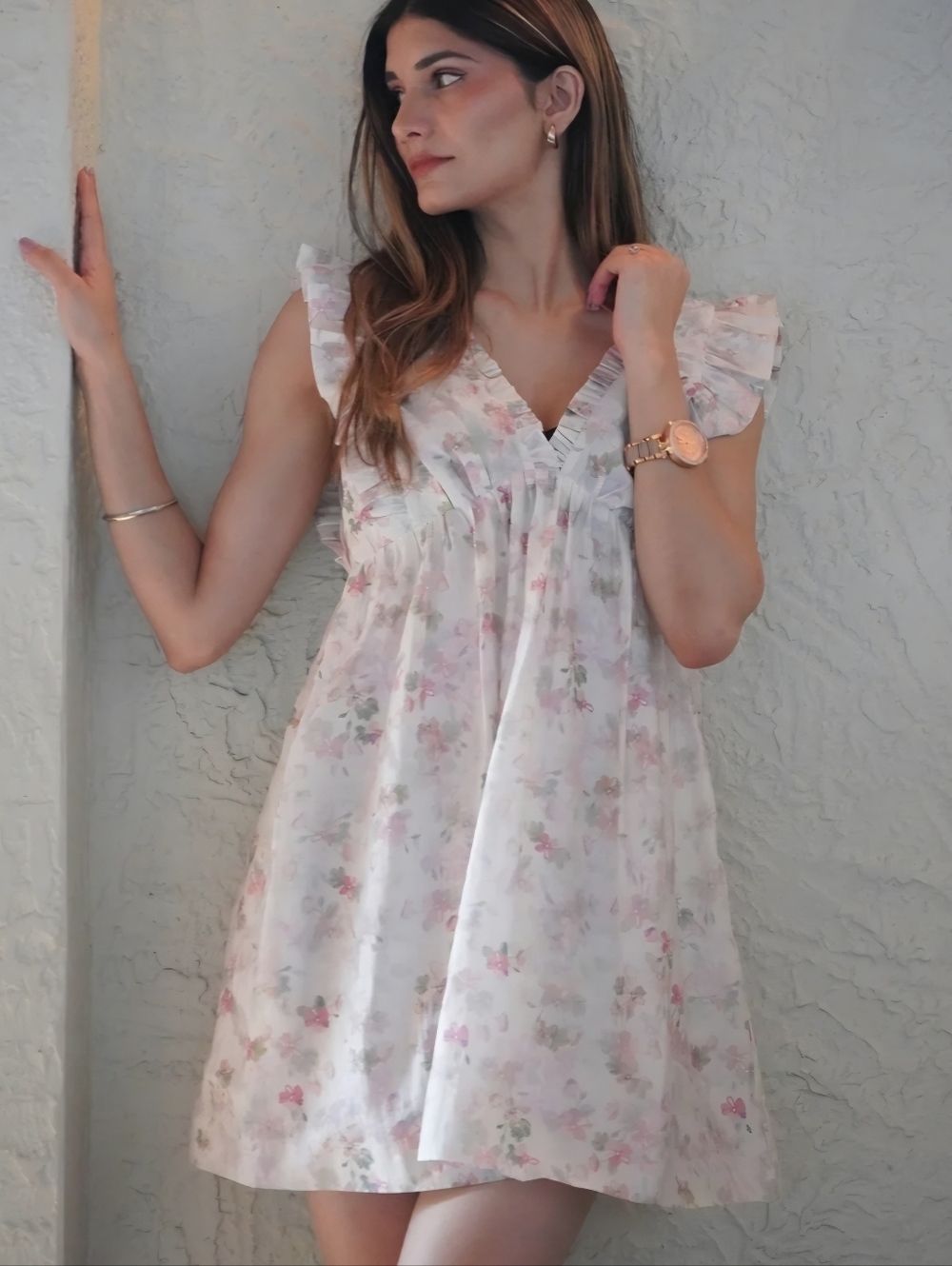 Storia Ambrose Cherry Blossom Babydoll Dress - Picture 5 of 7
